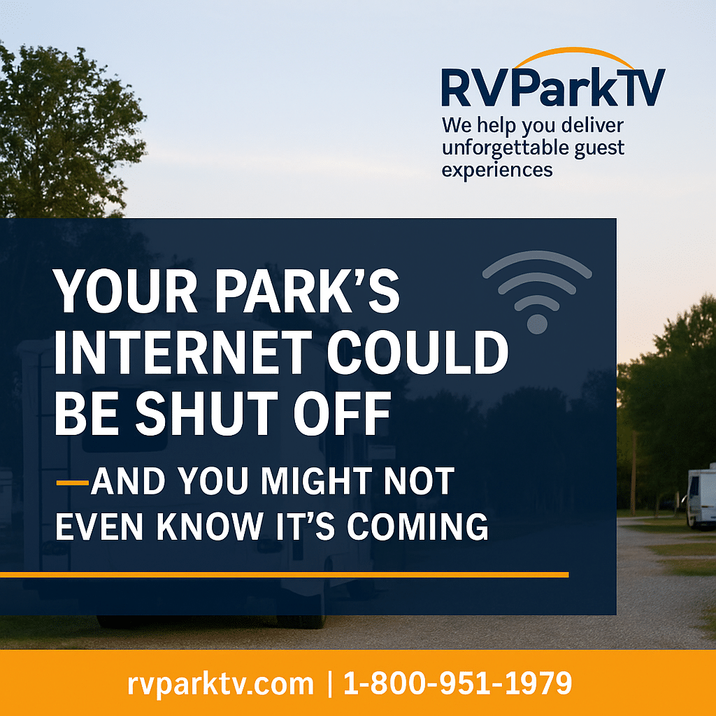 Your Parks Internet could be shut off and you might not even know its coming - RVParkTV.com by Its All About Satellites