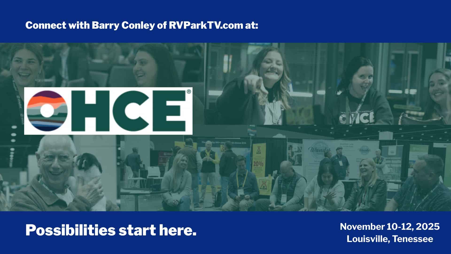 Let's Connect At OHCE - Barry Conley of RVParkTV.com by Its All About Satellites - DIRECTV for BUSINESS Aothorized Dealer